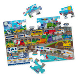 Traffic Jam Floor Puzzle - 24 Pieces W2