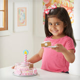 Triple-Layer Party Cake - Wooden Play Food A2