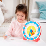 Turn & Tell Wooden Clock M0