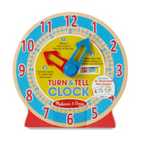 Turn & Tell Wooden Clock M0