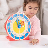 Turn & Tell Wooden Clock M0