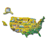 U.S.A. Map Wooden Puzzle A3