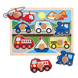 Vehicles Jumbo Knob Puzzle - 8 pieces R1