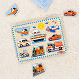 Vehicles Sound Puzzle - 8 Pieces G8