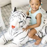White Tiger Giant Stuffed Animal I9