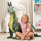 Winged Dragon Lifelike Plush Stuffed Animal C4