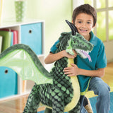 Winged Dragon Lifelike Plush Stuffed Animal C4