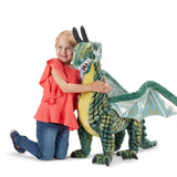 Winged Dragon Lifelike Plush Stuffed Animal C4