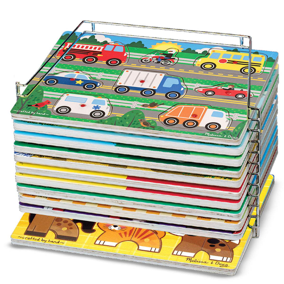 Wire Puzzle-Storage Rack B9