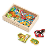 Wooden Animal Magnets T1