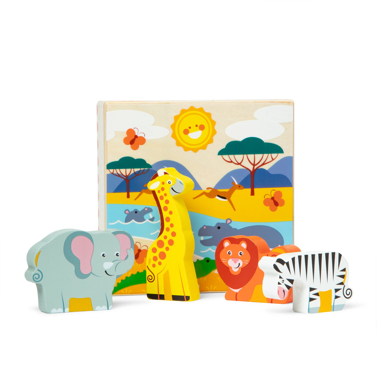 Wooden Animal Matching - Safari M3