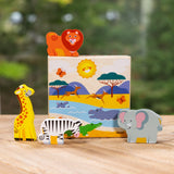 Wooden Animal Matching - Safari M3