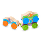 Wooden Animal Stacking Cars J9