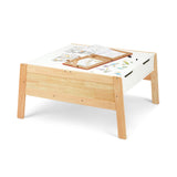 Wooden Art & Activity Table with Bins K1