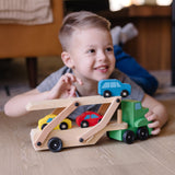 Wooden Car Carrier R8