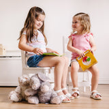 Wooden Chair Pair  - White N8