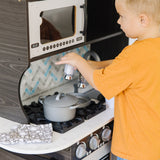 Wooden Chef's Kitchen - Charcoal H7