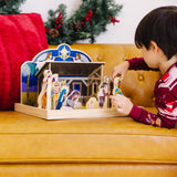 Wooden Christmas Nativity Set A0