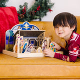 Wooden Christmas Nativity Set A0