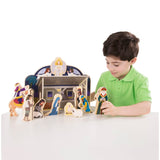 Wooden Christmas Nativity Set A0