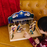 Wooden Christmas Nativity Set A0