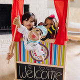 Wooden Deluxe Puppet Theater F8