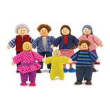 Wooden Doll Family Q6