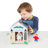 Wooden Doorbell House X9