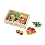 Wooden Farm Magnets G3