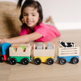 Wooden Farm Train W6