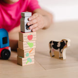 Wooden Farm Train W6