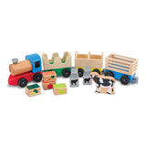 Wooden Farm Train W6