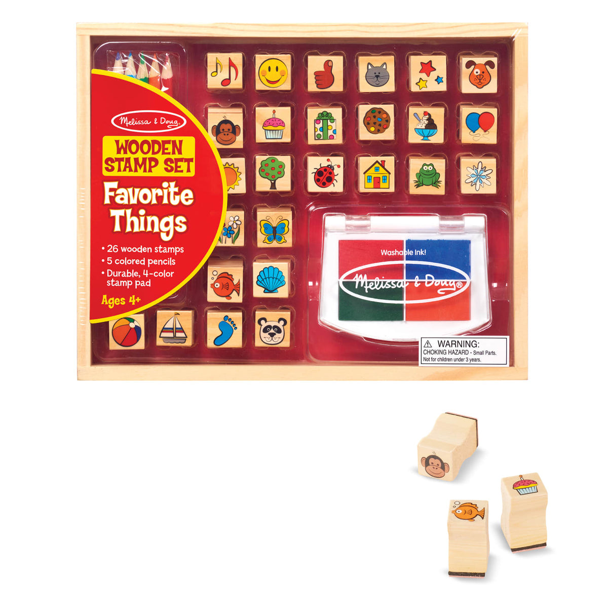Wooden Favorite Things Stamp Set I0