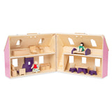 Wooden Fold & Go Dollhouse S7