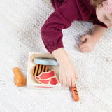 Wooden Food Groups Play Set – Protein B6