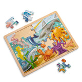 Wooden Jigsaw Puzzle - Under the Sea - 24 Pieces Z0