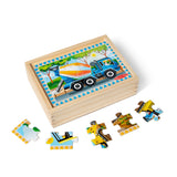Wooden Jigsaw Puzzles in a Box - Construction R9