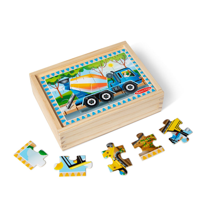 Wooden Jigsaw Puzzles in a Box - Construction R9