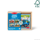 Wooden Jigsaw Puzzles in a Box - Construction R9