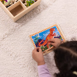 Wooden Jigsaw Puzzles in a Box - Dinosaurs S2
