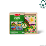 Wooden Jigsaw Puzzles in a Box - Dinosaurs S2