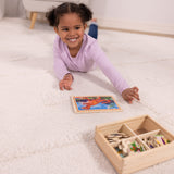 Wooden Jigsaw Puzzles in a Box - Dinosaurs S2
