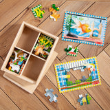 Wooden Jigsaw Puzzles in a Box - Pets T1