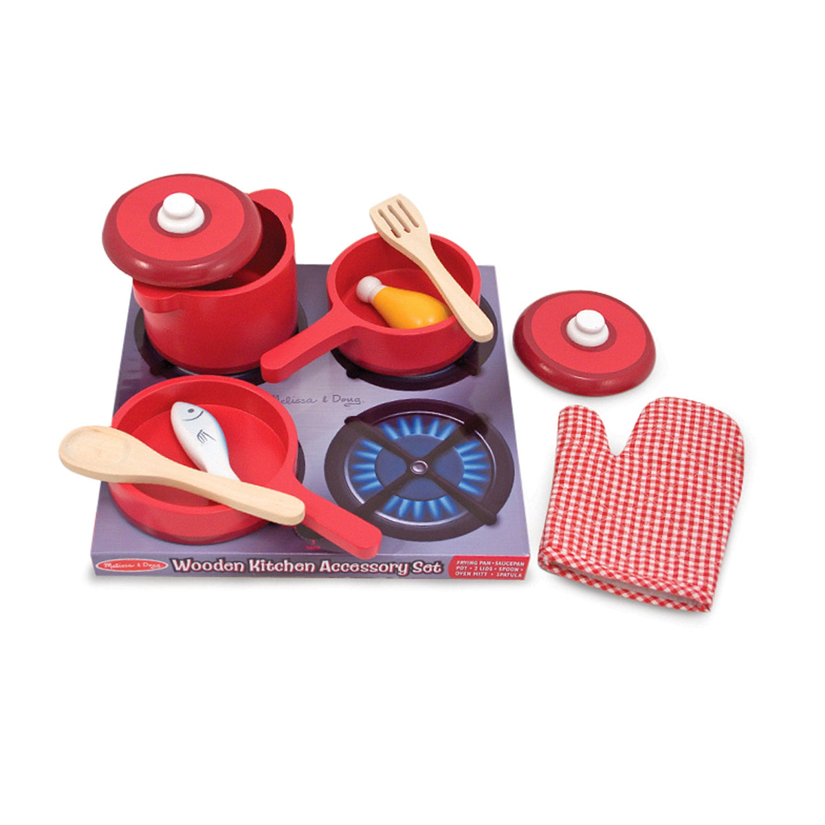 Wooden Kitchen Accessory Play Set B1
