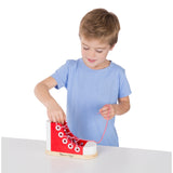Wooden Lacing Shoe Y7