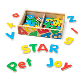 Wooden Letter Alphabet Magnets S3