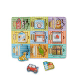 Wooden Magnetic Hide & Seek Board T6