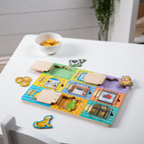 Wooden Magnetic Hide & Seek Board T6