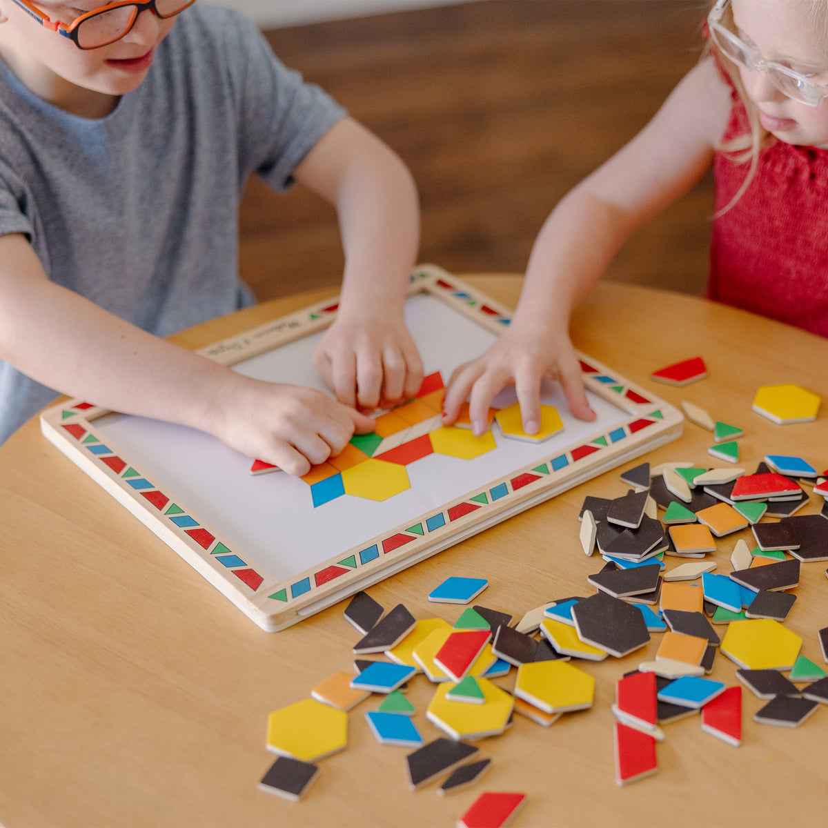 Wooden Magnetic Pattern Block Kit S6
