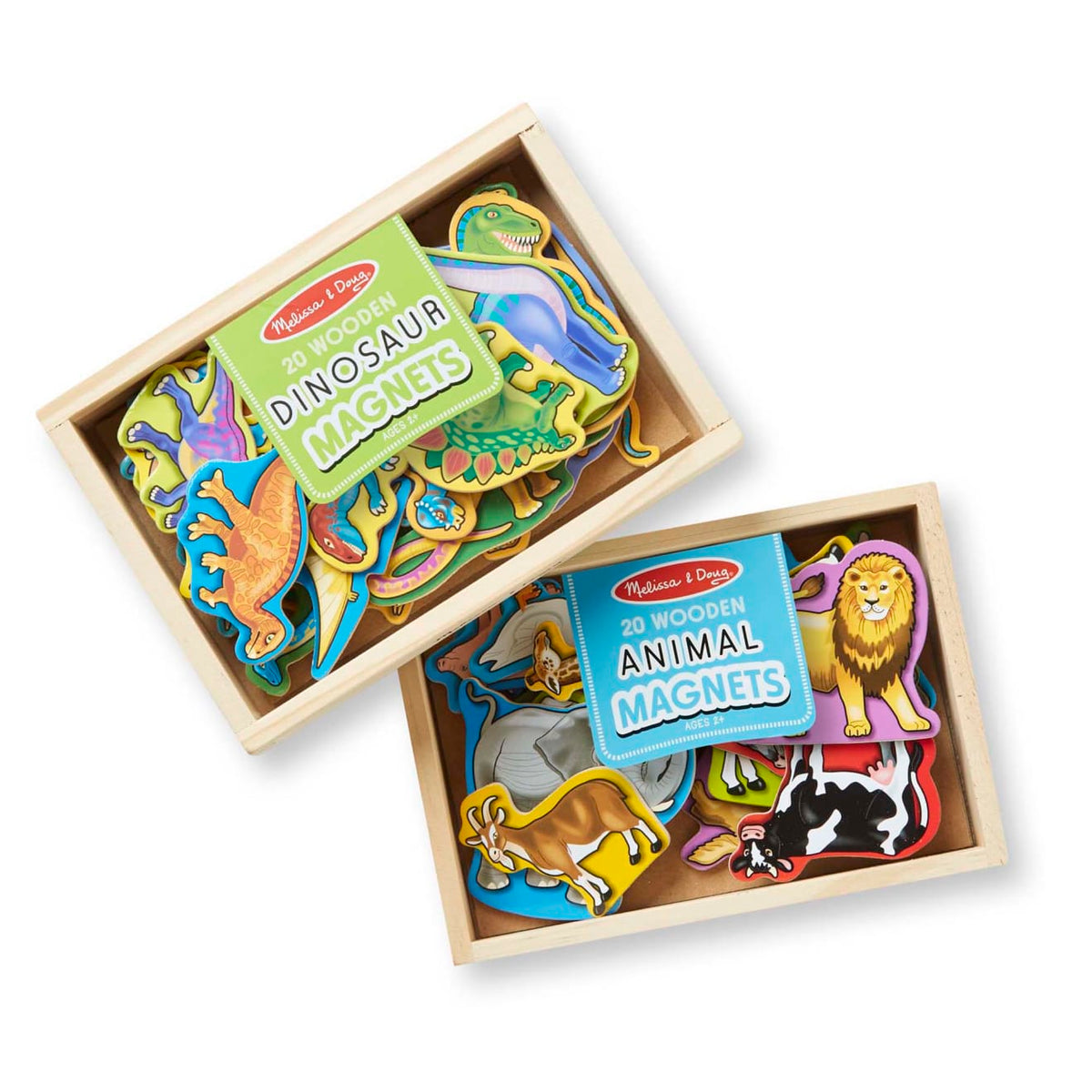 Wooden Magnets Bundle - Animals and Dinosaurs D0